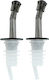 Excellent Houseware Set of 2 Flow Caps for Wine Bottles