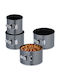 Relaxdays Bakeware Tin 11x18x18cm 4 Pieces