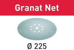 Schleifnetz Granat Netz D225 P80/25 Fe 203312