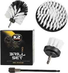 Set Perii Pentru Bormașină K2 Brill Pro 3 Bucăți