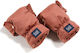 La Millou Stroller Handmuffs Orange Aspen