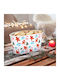 Christmas Bread Basket Metal White 19x11.5x9.5cm