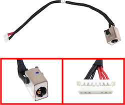Bătaie De Alimentare Dc Power Jack Prizele Pentru Alimentarea Laptopului Acer Aspire E1-470 E1-470p E1-470g E1-472 E1-472p E1-472g 50.40c04.001 Cablu 18.7cm 6 pini Cod 31157
