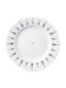 Orion Christmas Porcelain Plate Trees 20x20x2cm