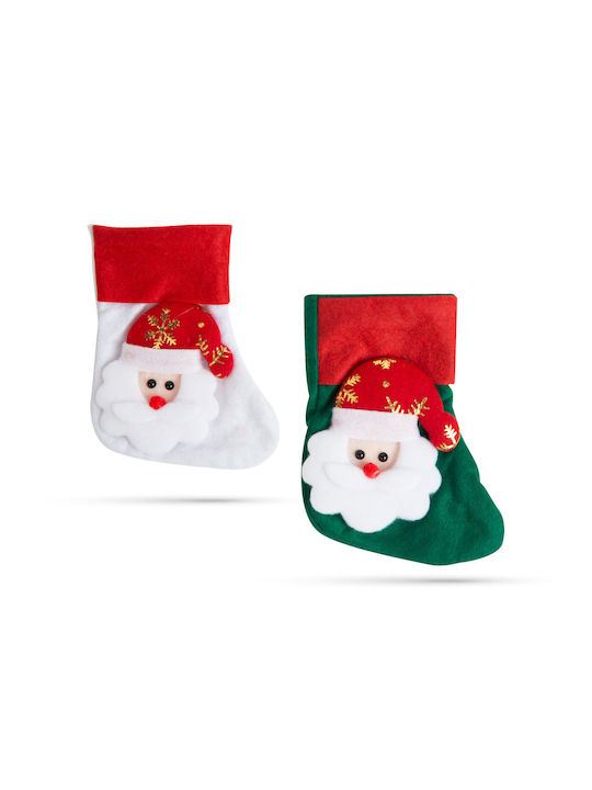 Alista Home Set Suporturi Pentru Tacâmuri De Crăciun Din Material Textil Moș Crăciun 3cm 2 Bucăți