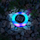 Circular Led Rgb Solar Garden Lamp Outdoor Lighting Stake Color Changing