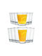 Excellent Houseware Set Pahare Apă / Cocktail Din Sticlă 270ml 12 Bucăți