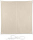 Relaxdays Quadratisches Sonnensegel Beige 3x3m
