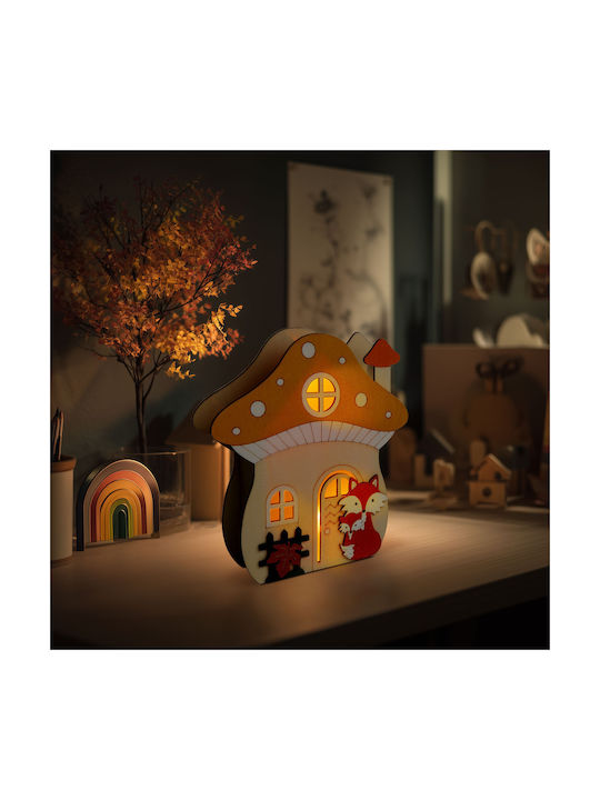 Alista Home Lămpi Decorative Pentru Masă LED Alb Cald Ciupercă 15x16x5cm