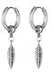 Sharks Bay Clothing Men's Steel Stud Earrings