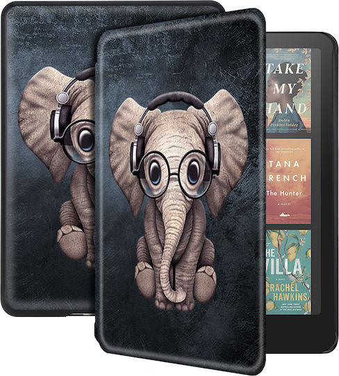 Case Kindle Paperwhite 2024 7" Inkora Air Groovy Elephant