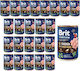 Brit Premium By Nasses Hundefutter mit Huhn, Fleisch, Geflügel und Lachs 24x400gr