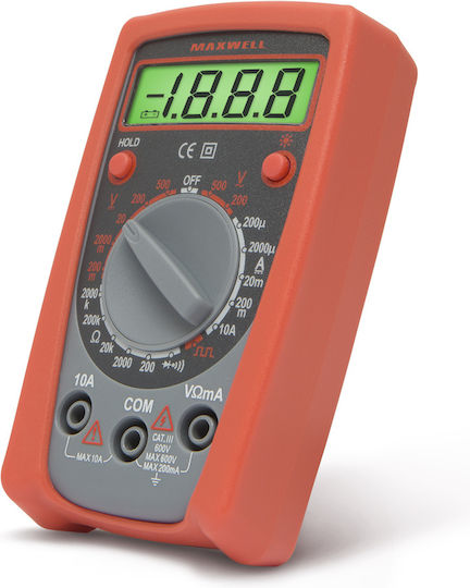 Alista Home Ψηφιακό Πολύμετρο με Μέτρηση AC / DC GLB_25103