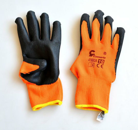 Arbeitshandschuhe Orange Latex