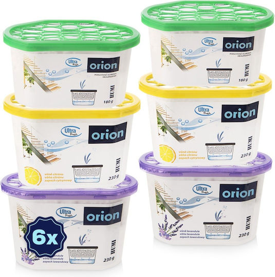 Orion Συλλέκτης Υγρασίας με Άρωμα 6τμχ 180gr