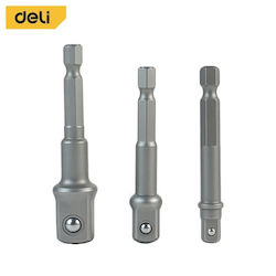 Set Impact Adapters Sockets 1/4" 3/8" 1/2"