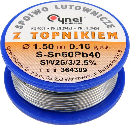 Soldering Alloy Sn60pb40 1.5/100 76814 Cynel