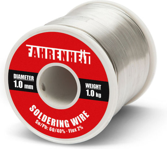 Sârmă de Lipit Profesională 1 Mm 1 Kg Sn60 Pb40 2% Flux Electronice