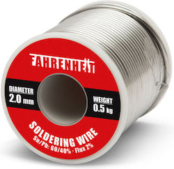 Cositor Profesional Pentru Lipit 2 Mm 0.5 Kg Sn60 Pb40 2% Flux Electronică