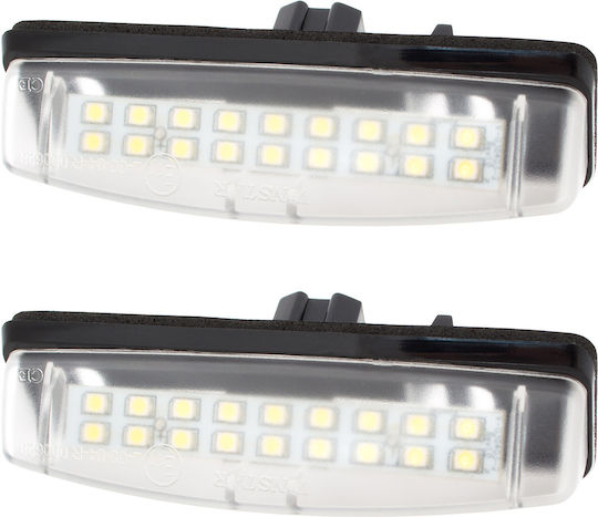 Mitsubishi Colt Plus Großartig LED Kennzeichenbeleuchtungen 2 Stück Satz