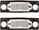 Vw Caddy Golf V Plus Jetta Passat B5 T5 Touran Superb Led License Plate Lights 2 Pcs Set