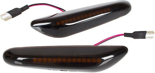 Bmw 3 E46 Led Side Turn Signal Smoked Regular 2 Pcs Set