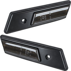 Bmw 7 E32 85-94 Led Side Turn Signal Smoked Dynamic 2 Pcs Set