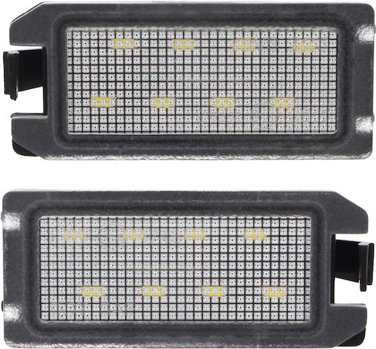 Jeep Compass Grand Cherokee Iv Patriot Led License Plate Lights 2 Pcs Set