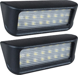 Fiat Scudo 2007 Led License Plate Lights 2 Pcs Set