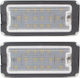 Fiat 500 2007 Led License Plate Lighting Lamps 2 Pcs Set
