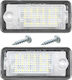 Audi A3 A4 A6 A8 Q7 Led License Plate Lighting Lamps 2 Pcs Set + 2x Screw