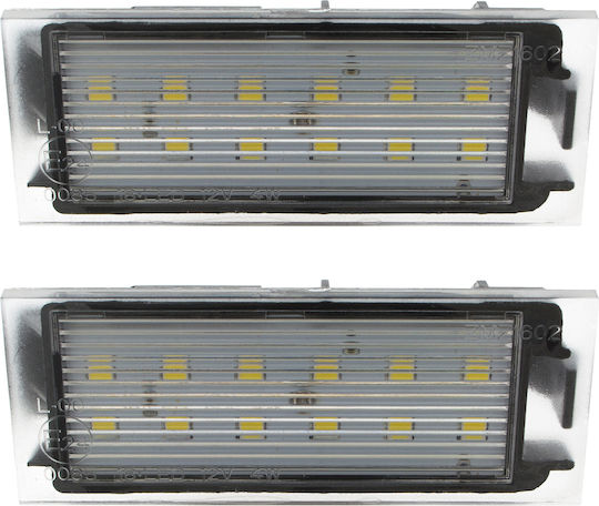 Opel Movano A B Vivaro B LED Kennzeichenbeleuchtungen 2 Stück Set