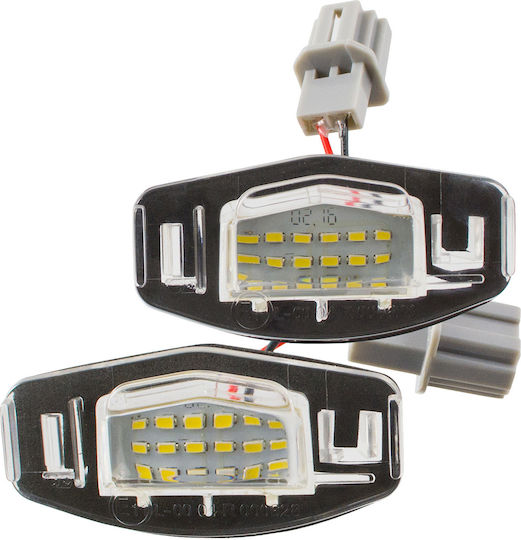 Honda Accord Vii Civic Vii Viii Led License Plate Lights 2 Pcs Set