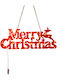 Instalație Led De Crăciun Litere 3d Flippy Merry Christmas Lumină Caldă 27.5 X 10.5 X 1.4 Cm Roșie