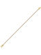 Prince Silvero Women's Riviera Silver Gold Plated Bracelet with Zircon 19cm