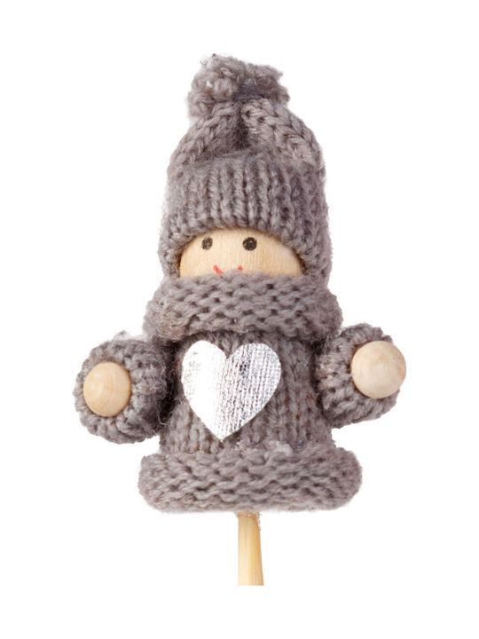 Decorațiune De Crăciun Elf Scandinav Pe Băț 50 Cm Figurina Textilă Ghiveci Decor Interior