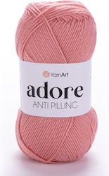 Adore Yarnart 366 Κοραλί Νήμα Πλεξίματος Anti P...