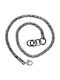 Βραχιόλι Ανδρικό Αλυσίδα Γρανάζια Χειροποίητο Ασήμι 925 23cm