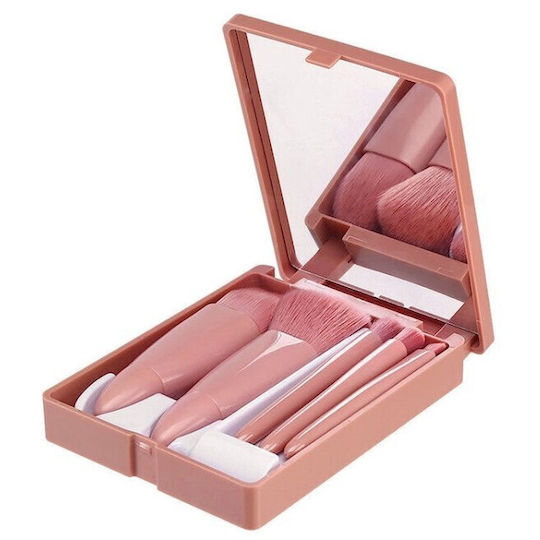 Alista Home Set Profesional Cu Pensule De Machiaj Pentru Fundație Din Perie Sintetică 5 Bucăți