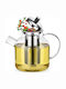 Vilde Glass Transparent Teapot with Filter 1200ml