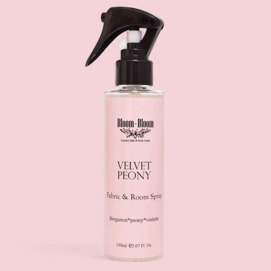 Spray Din Țesătură Și Parfum Pentru Casă Bujor Catifelat
