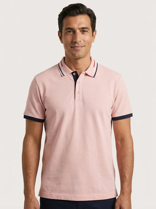 Conte Of Florence Polo Pink Blouse