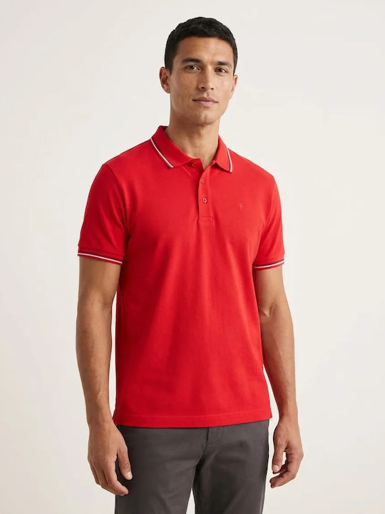 Conte Of Florence Polo Blouse Red