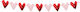 Garland Hearts 200cm