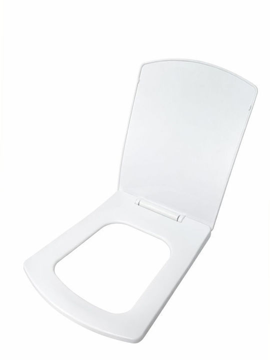 SteweHome Καπάκι Λεκάνης Slim Soft Close Πλαστικό Λευκό