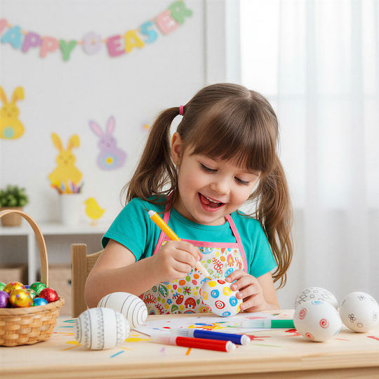 Easter Egg Decorating Set Markers 6 Eggs Creative Activity Kids