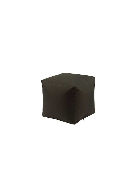 Vielseitiger Sitzsack Hocker Wasserdicht Cappuccino 40x40x40cm