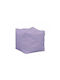 Vielseitiger Sitzsack Hocker Lila 45x45x45cm