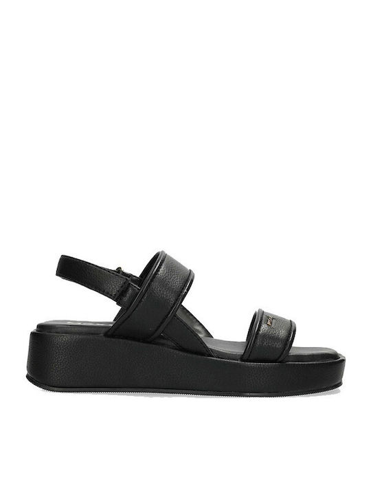 Mexx Sommer Damenplattformen Schwarze