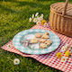 Metal Easter Tray Bunny Pattern 33 Cm